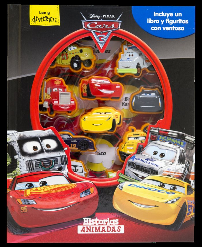 Cars 3. Historias animadas, de Disney | portada del libro