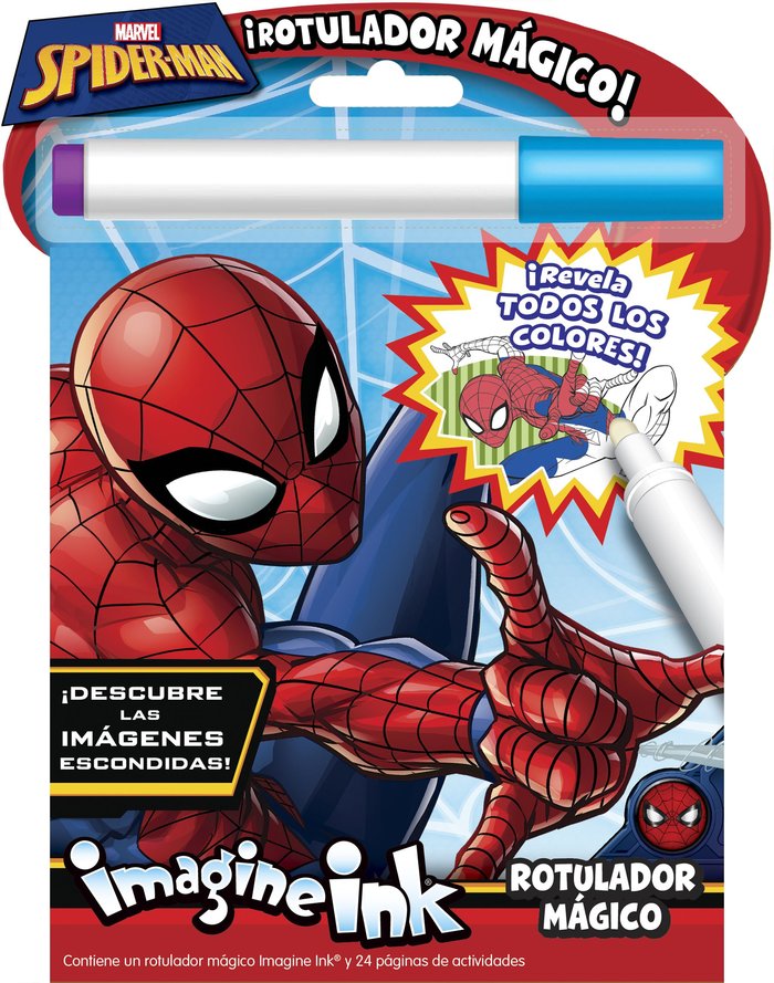 Spider-Man. Rotulador mágico, de Marvel | portada del libro
