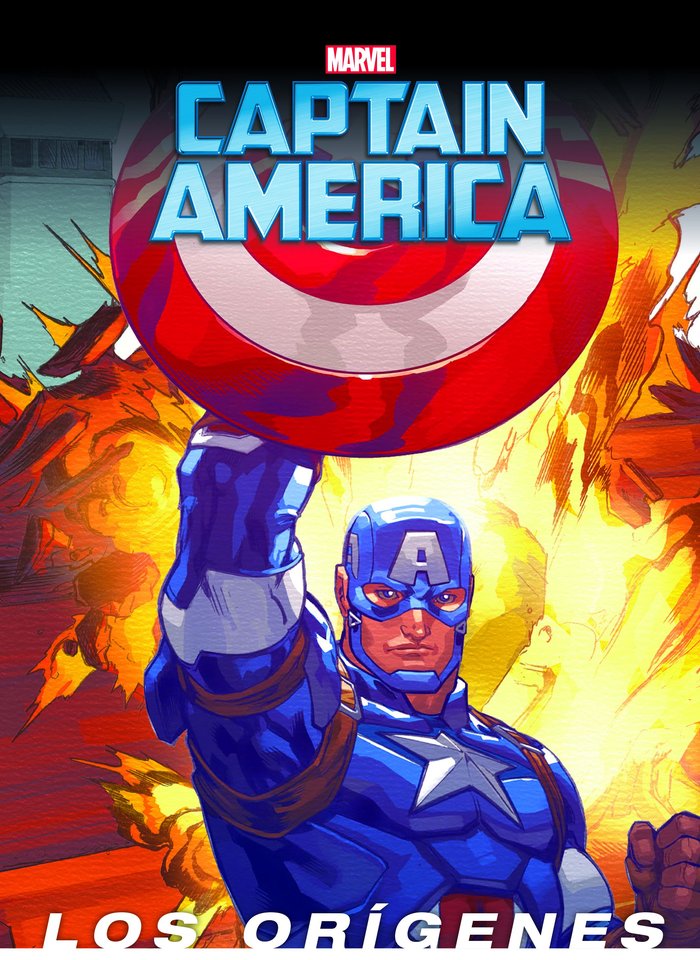 Capitán América. Los orígenes, de Marvel | portada del libro