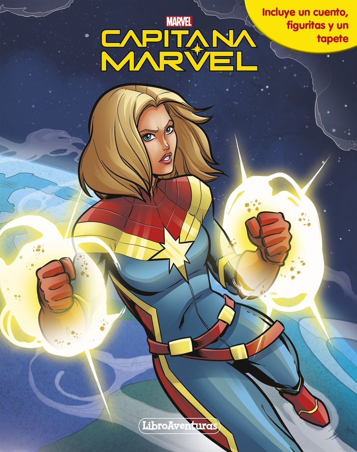 Capitana Marvel. Libroaventuras, de Marvel | portada del libro