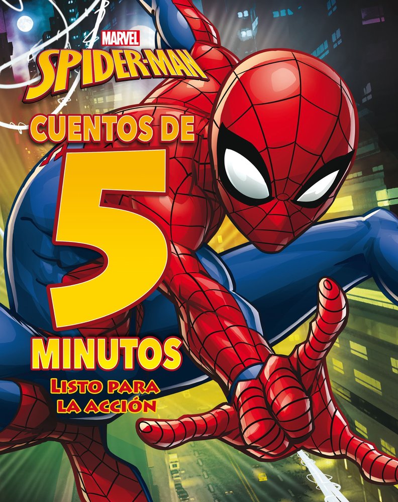 Spider-Man. Cuentos de 5 minutos. Listo para la acción, de Disney | portada del libro