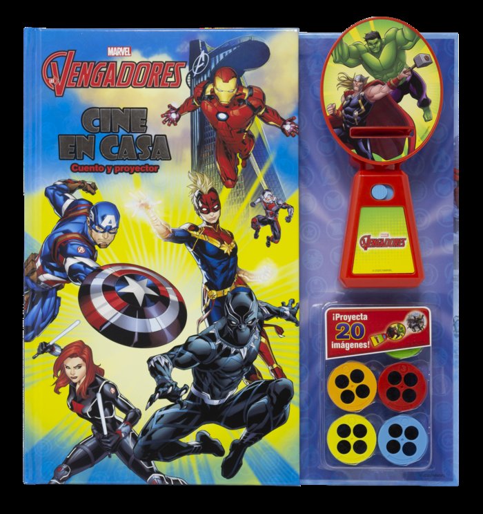 Los Vengadores. Cine en casa, de Marvel | portada del libro