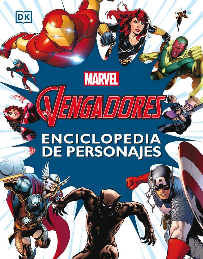 LOS VENGADORES. ENCICLOPEDIA DE PERSONAJES, de MARVEL | portada del libro