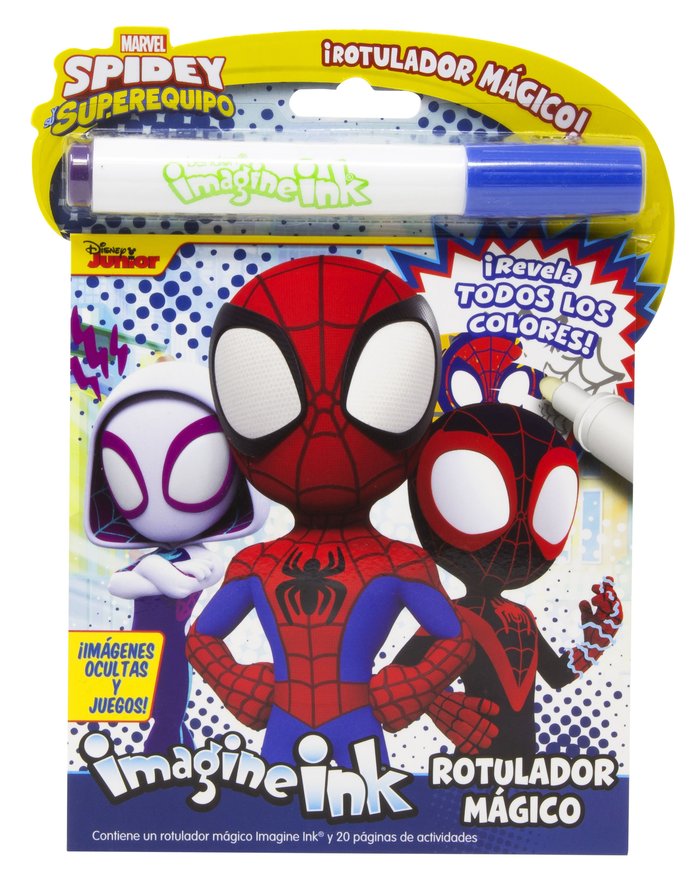 SPIDEY Y SU SUPEREQUIPO. ROTULADOR MAGICO, de MARVEL | portada del libro