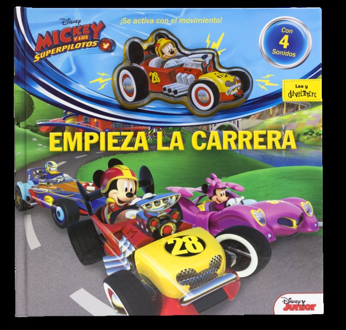 Mickey y los Superpilotos. Empieza la carrera, de Disney | portada del libro