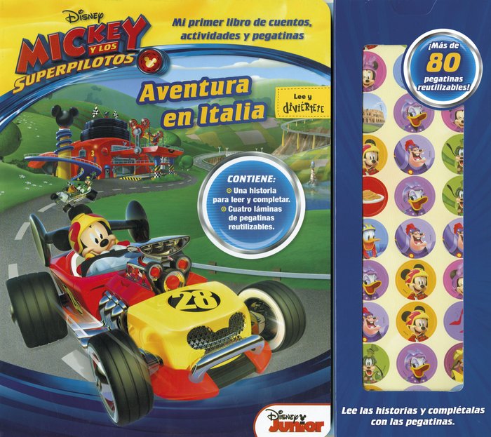 Mickey y los Superpilotos. Aventura en Italia, de Disney | portada del libro