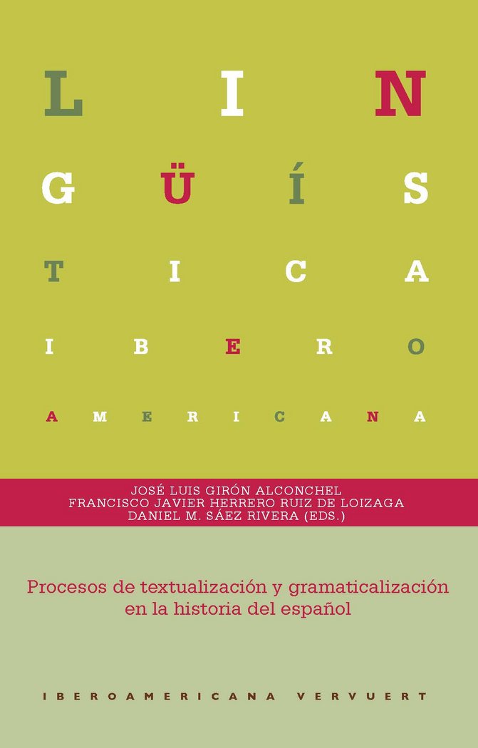 Procesos de textualización y gramaticalización en la historia del español | portada del libro