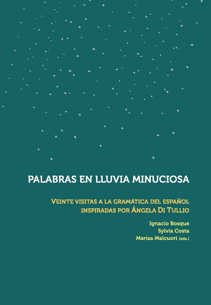 PALABRAS EN LLUVIA MINUCIOSA, de HERNANDEZ-PACHECO, JAVIER | portada del libro