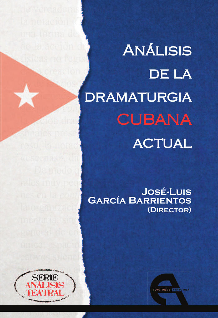 Análisis de la dramaturgia cubana actual | portada del libro