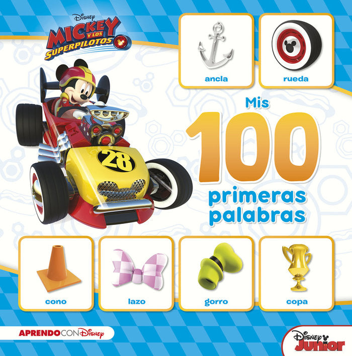 MIS 100 PRIMERAS PALABRAS CON MICKEY, de DISNEY | portada del libro