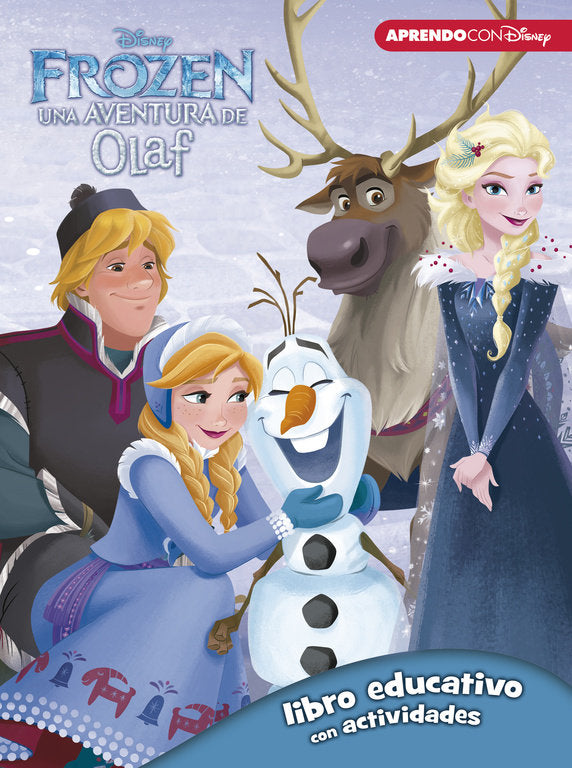 Frozen: una aventura de Olaf (Libro educativo Disney con actividades), de Disney, | portada del libro