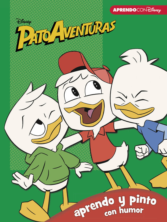 Patoaventuras. Aprendo y pinto con humor (Libro educativo Disney con actividades), de Disney | portada del libro