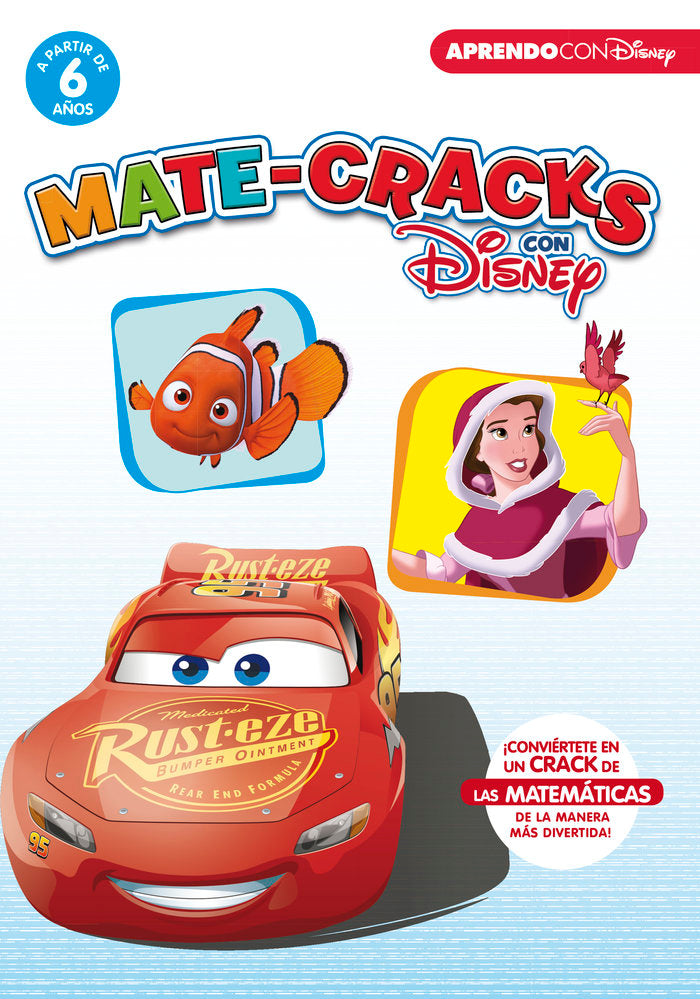 MATE-CRACKS CON DISNEY (A PARTIR DE 6 AÑOS), de DISNEY | portada del libro
