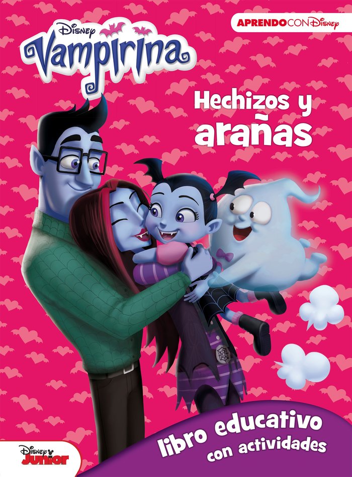 Vampirina. Hechizos y arañas (Libro educativo Disney con actividades), de Disney | portada del libro