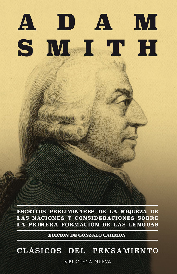 Escritos preliminares de las riquezas de las naciones, de Smith, Adam | portada del libro
