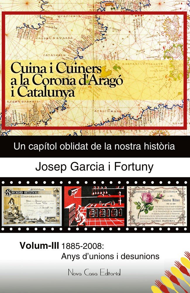 Cuina i Cuiners a la Corona d'Aragó i Catalunya, de Garcia i Fortuny | portada del libro