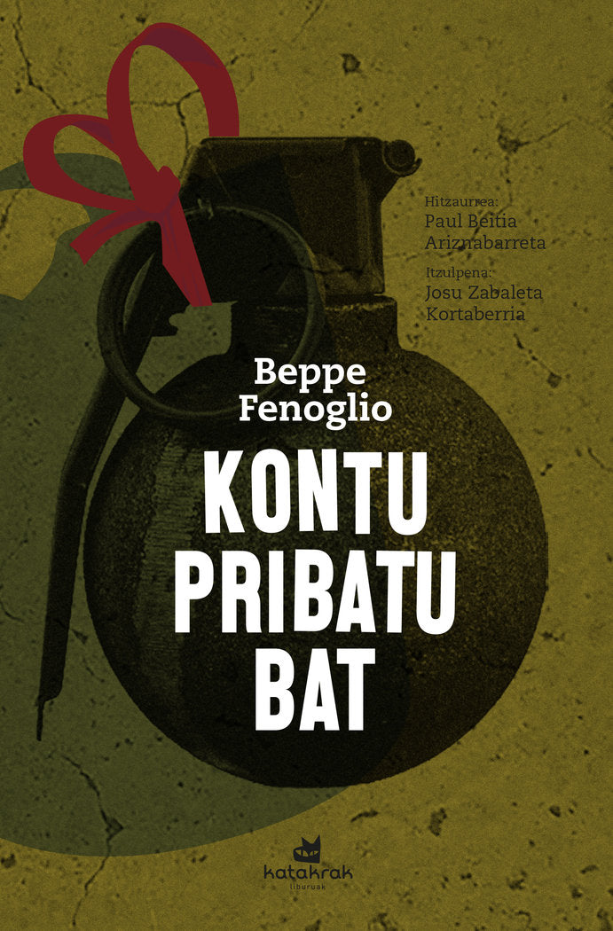 Kontu pribatu bat, de Fenoglio, Beppe | portada del libro