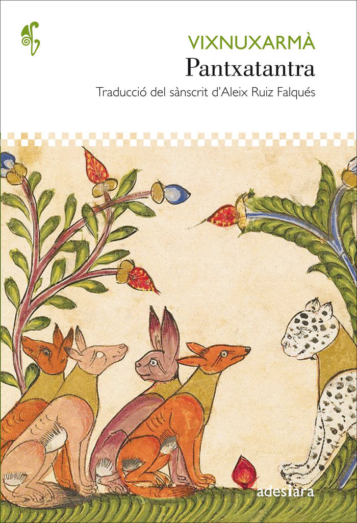 Pantxatantra, de Visnuxarmà | portada del libro
