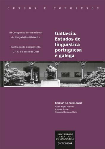 Gallaecia. Estudos de lingüística portuguesa e galega, de Varios autores | portada del libro