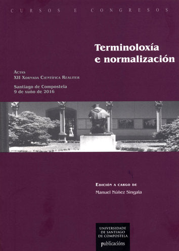 Terminoloxía e normalización, de SáNCHEZ, MARIELA | portada del libro