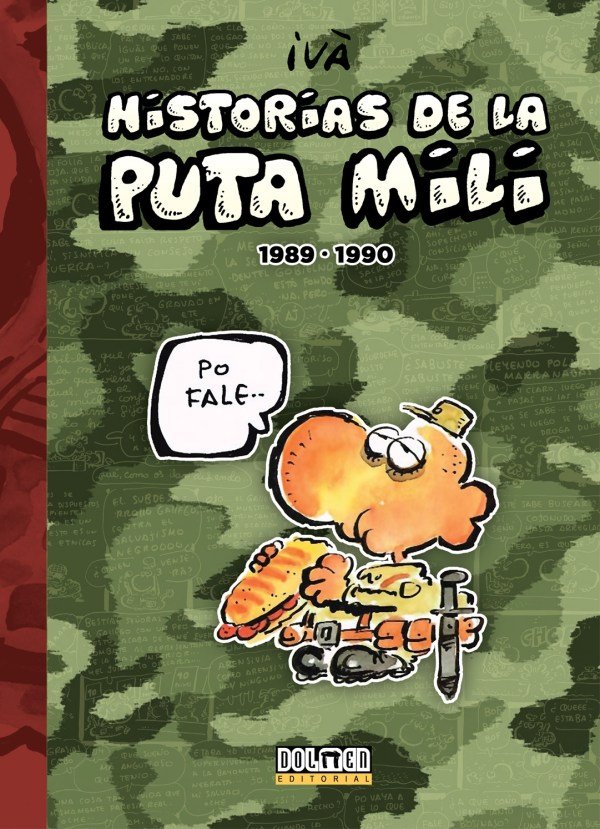 HISTORIAS DE LA PUTA MILI 1989-1990, de IVA | portada del libro