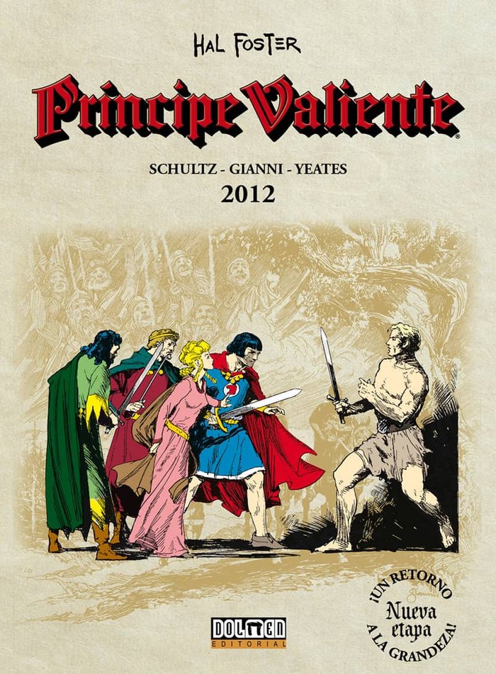 Príncipe Valiente 2012, de Yeates, Thomas | portada del libro