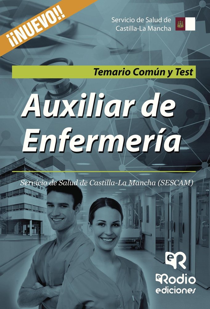 Auxiliar de Enfermerí¡a del SESCAM. Temario Común y Test, de Varios autores | portada del libro