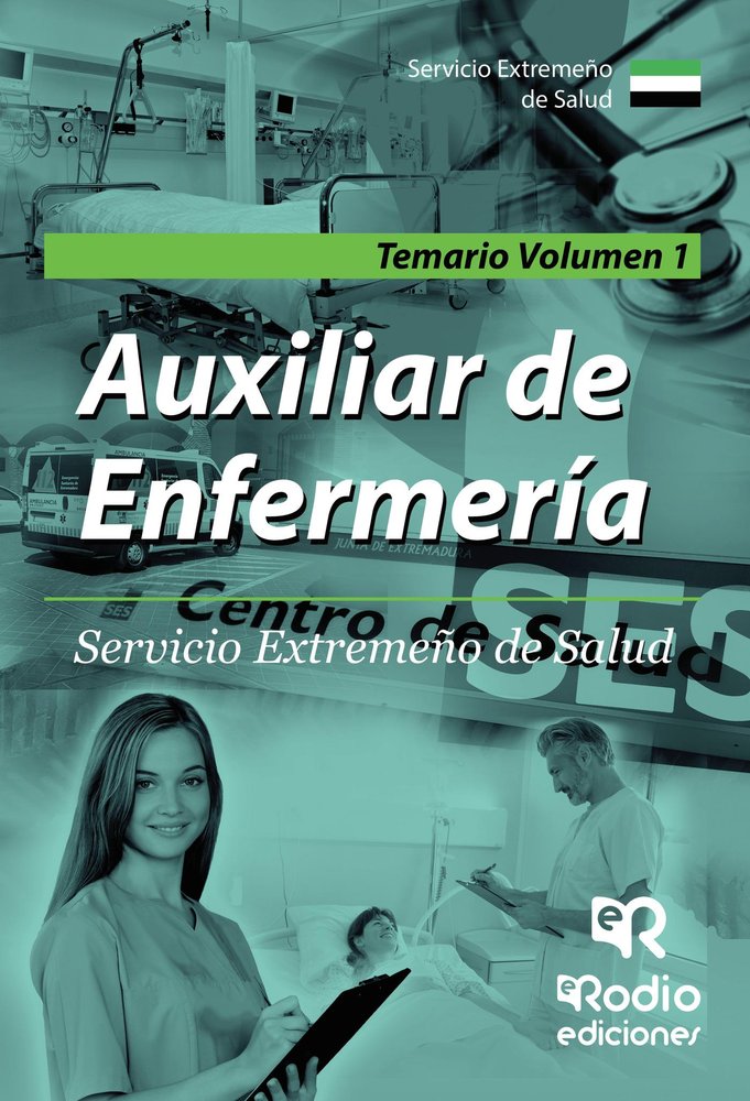 AUXILIAR DE ENFERMERIA DEL SERVICIO EXTREMEÑO DE SALUD. TEMARIO, de AA.VV. | portada del libro