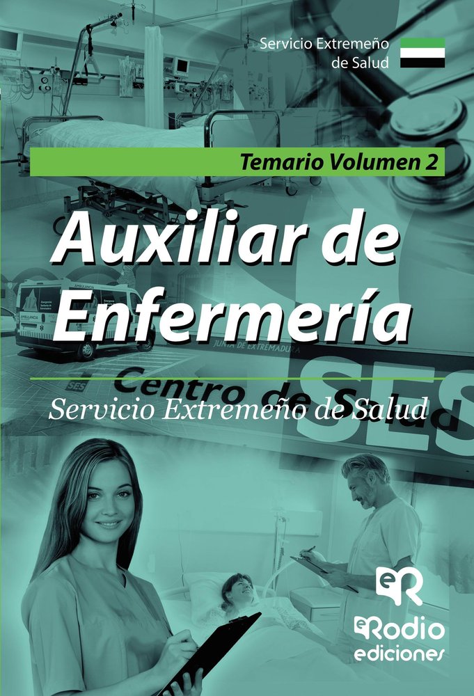 AUXILIAR DE ENFERMERIA DEL SERVICIO EXTREMEÑO DE SALUD. TEMARIO, de AA.VV. | portada del libro