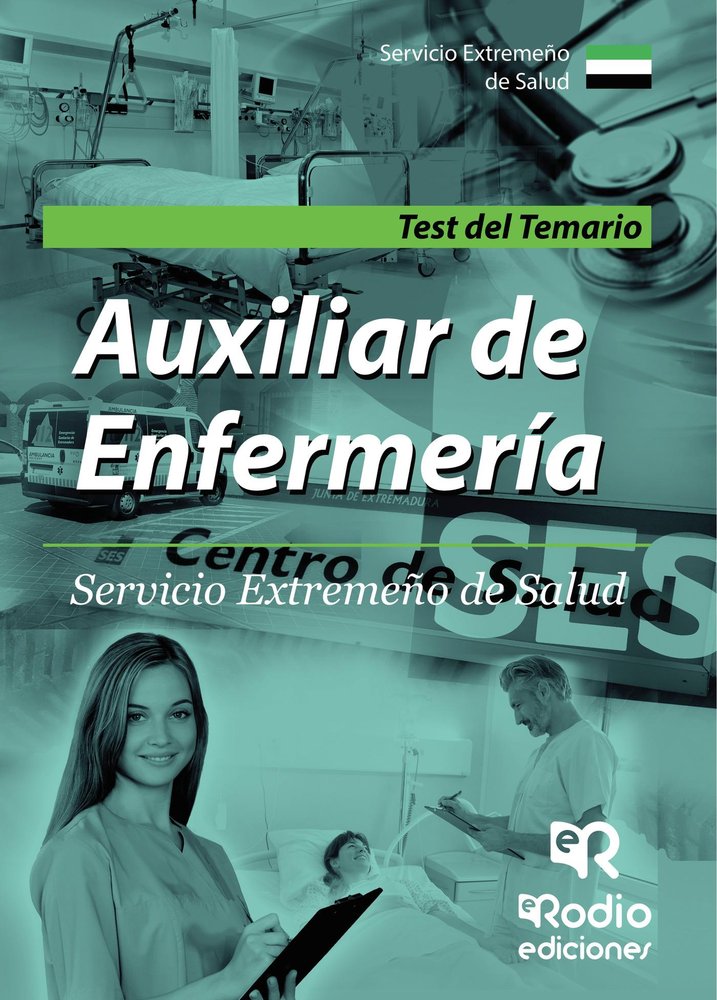 AUXILIAR DE ENFERMERIA DEL SERVICIO EXTREMEÑO DE SALUD. TEST, de AA.VV. | portada del libro