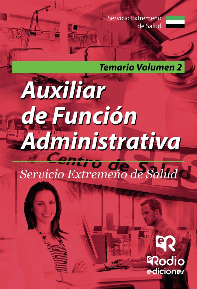 Temario. Volumen 2. Auxiliar de la Función Administrativa del SES., de Varios autores | portada del libro