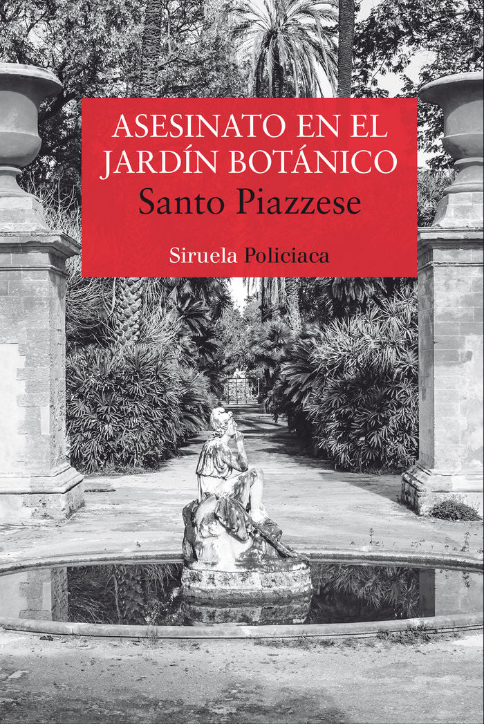 Asesinato en el Jardín Botánico, de Piazzese, Santo | portada del libro