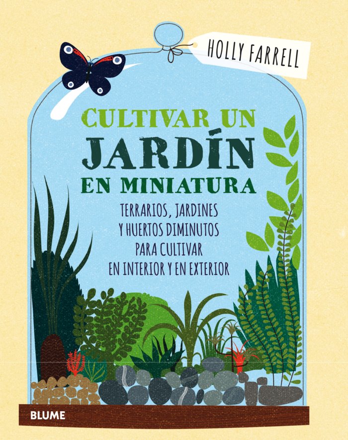 Cultivar un jardín en miniatura, de Farrell | portada del libro