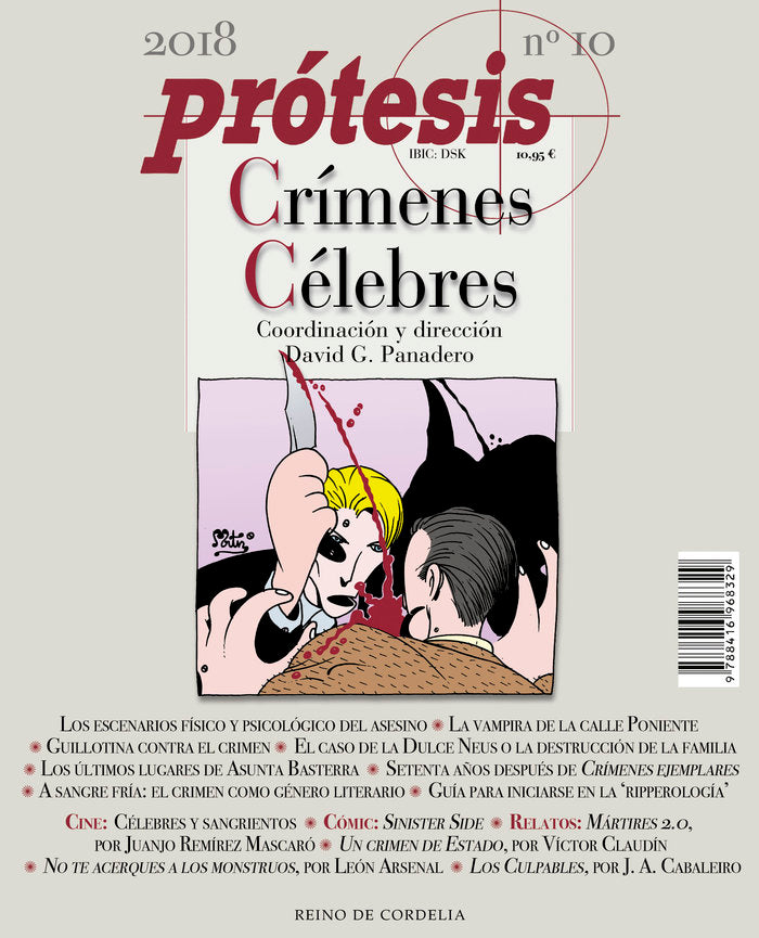 Crímenes célebres, de G. PANADERO, DAVID | portada del libro