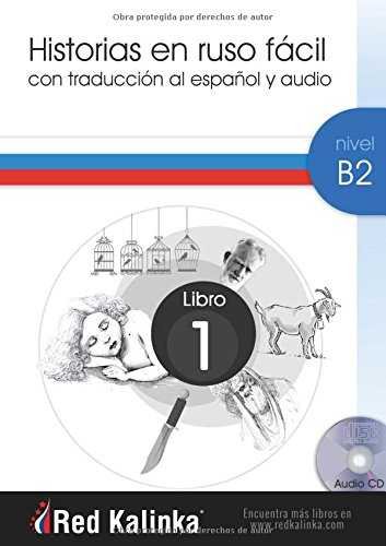 Historias en ruso facil B2-1 + Audio online | portada del libro
