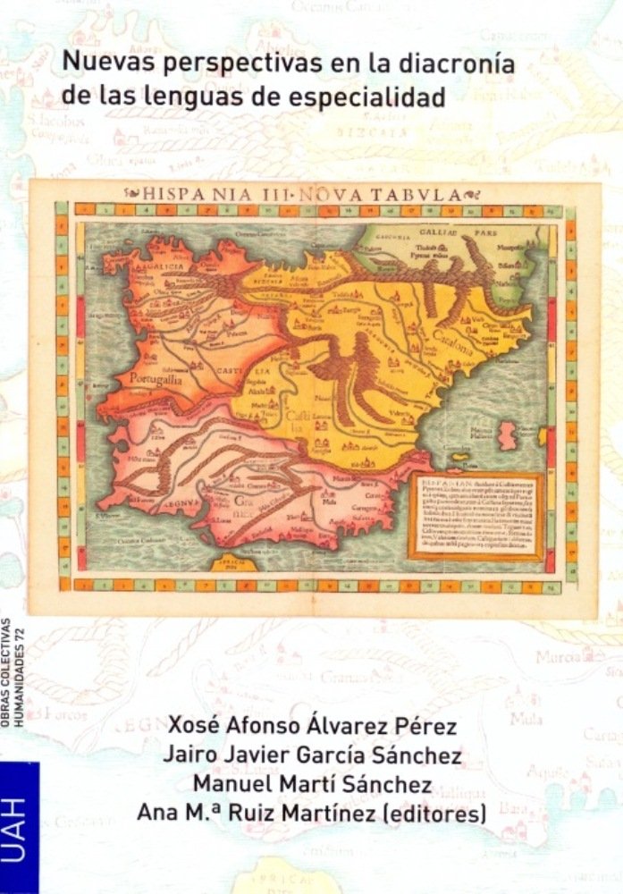 Nuevas perspectivas en la diacronía de las lenguas de especialidad, de NAVARRO SIMÓN, ÀNGELS | portada del libro