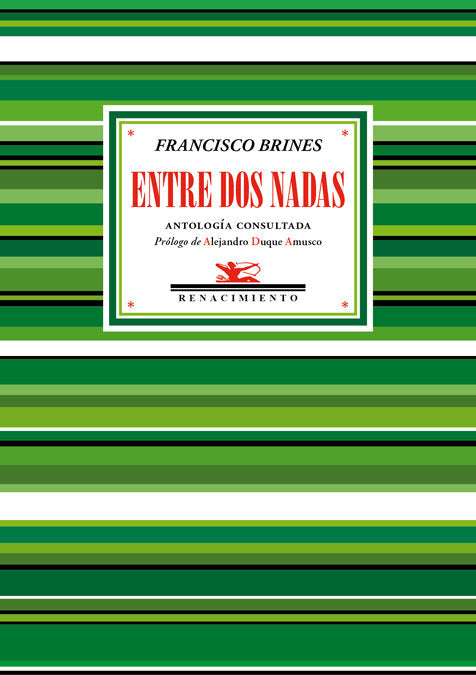 Entre dos nadas, de Brines, Francisco | portada del libro