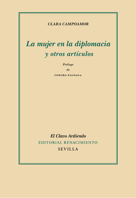 La mujer en la diplomacia y otros artículos, de Campoamor, Clara | portada del libro