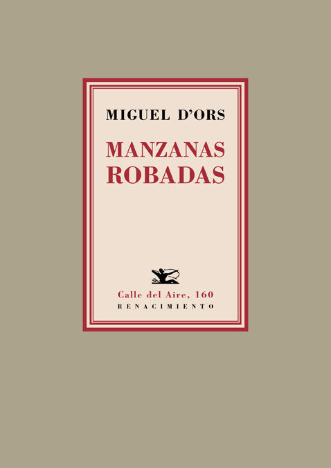 Manzanas robadas, de Ors, Miguel d' | portada del libro