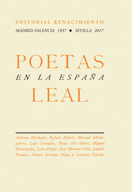 Poetas en la España leal | portada del libro