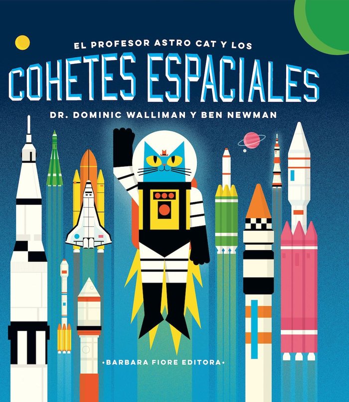 El profesor Astro Cat y los cohetes espaciales, de Walliman, Dominic | portada del libro