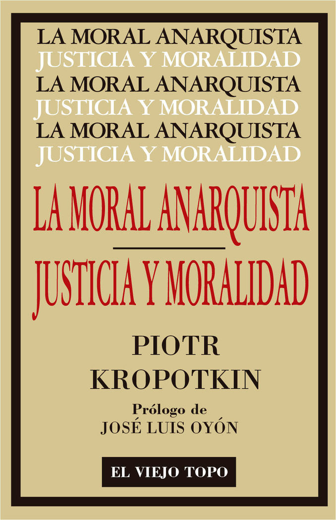 La Moral Anarquista, de Kropotkin, Piotr | portada del libro