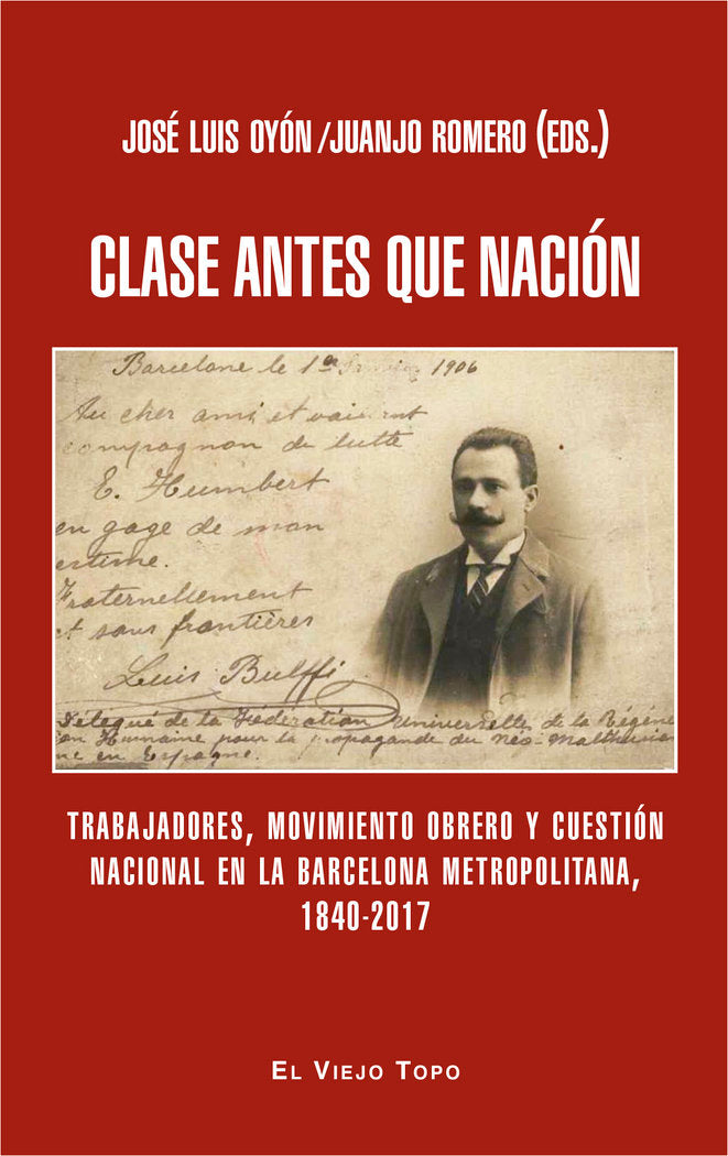 Clase antes que nación, de Romero, Juanjo | portada del libro