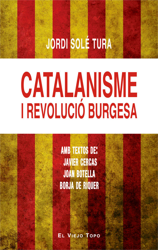 Catalanisme i revolució burgesa, de Solé Tura, Jordi | portada del libro