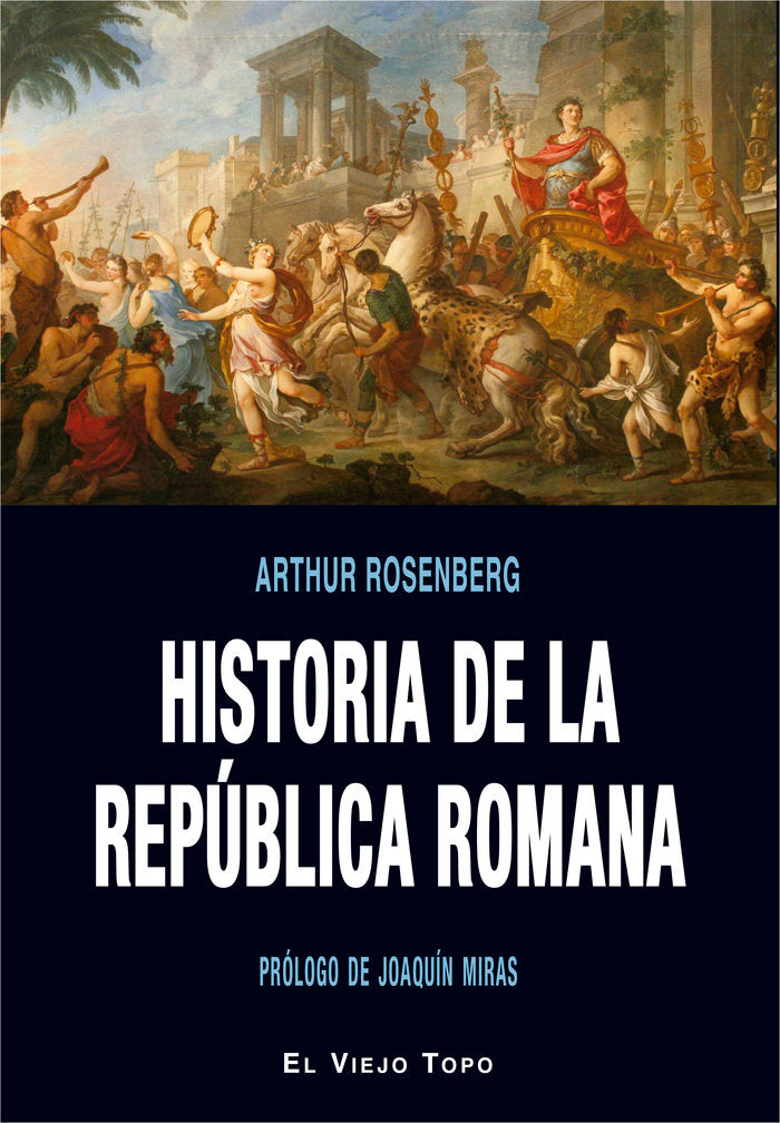 Historia de la República romana, de Rosenberg, Arthur | portada del libro