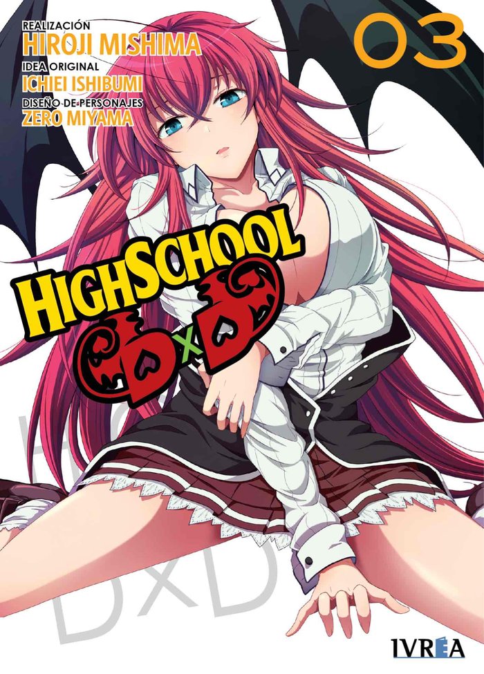 HighSchool DxD 3, de Hiroji Mishima | portada del libro