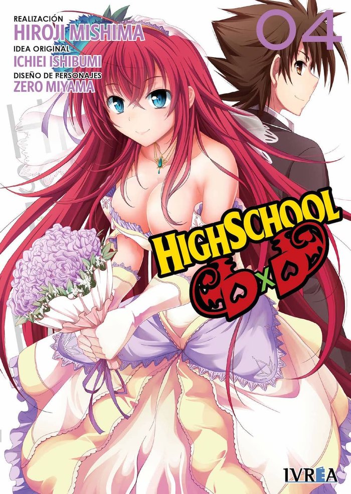 HighSchool DxD 4, de Hiroji Mishima | portada del libro