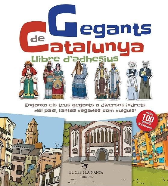 Gegants de Catalunya. Llibre d'adhesius, de Juanolo | portada del libro
