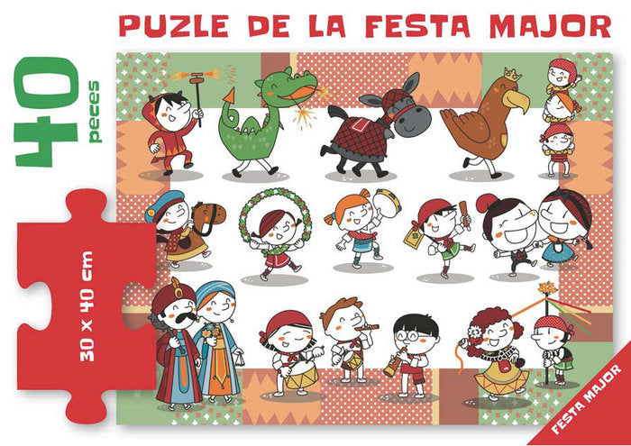 El puzle de la Festa Major, de Fort Mir, Glòria | portada del libro
