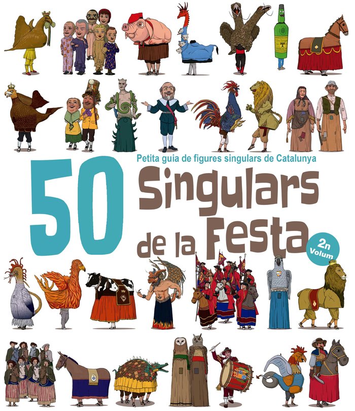50 Singulars de la Festa per pintar. Volum 2, de Juanolo | portada del libro